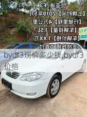 bydf3现价多少钱,bydf3价格